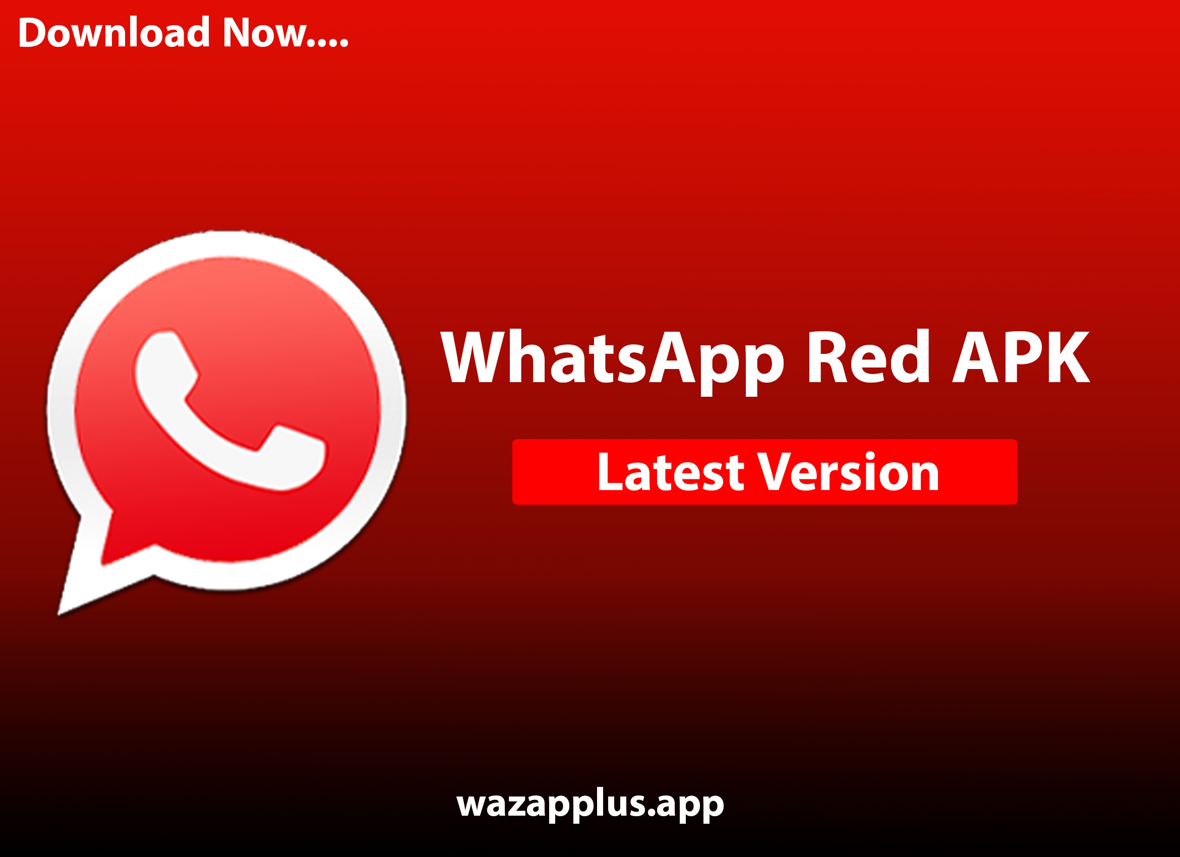 تحميل واتساب الاحمر Whatsapp red 2024