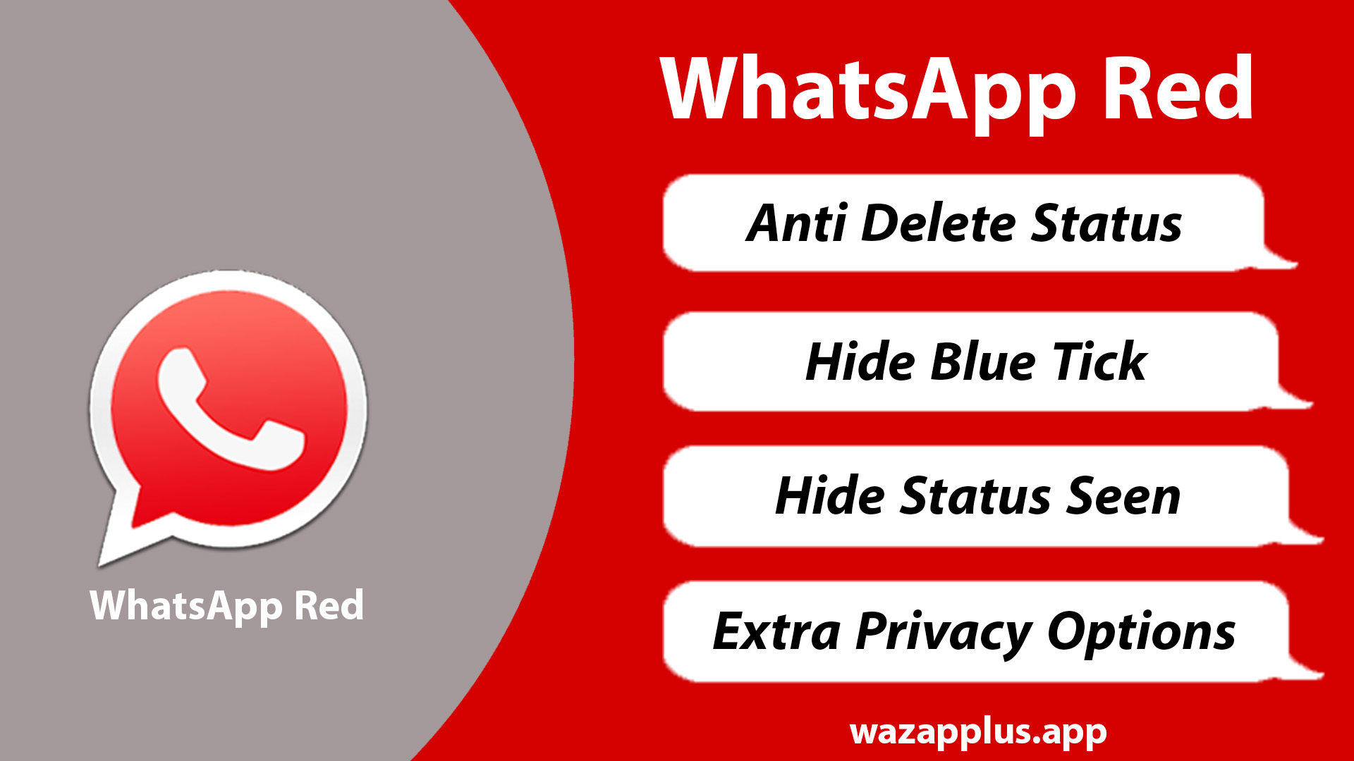 تحميل واتساب الاحمر Whatsapp red 2024